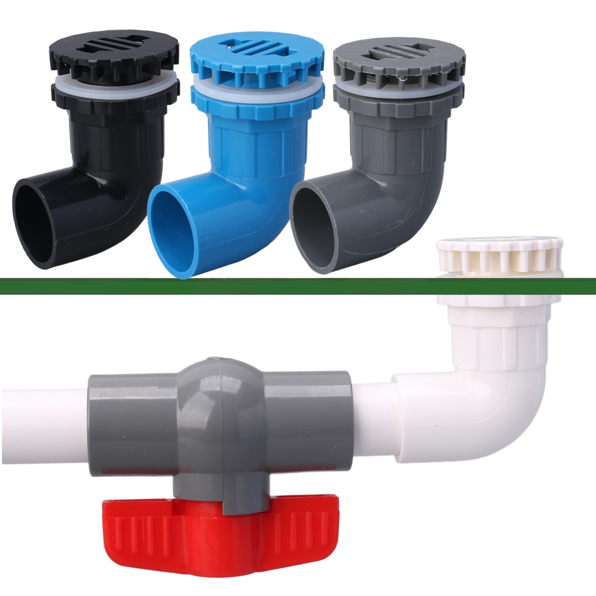 Aquarium Planet - Joints de tuyaux en PVC, 20/25/32/40/50mm,