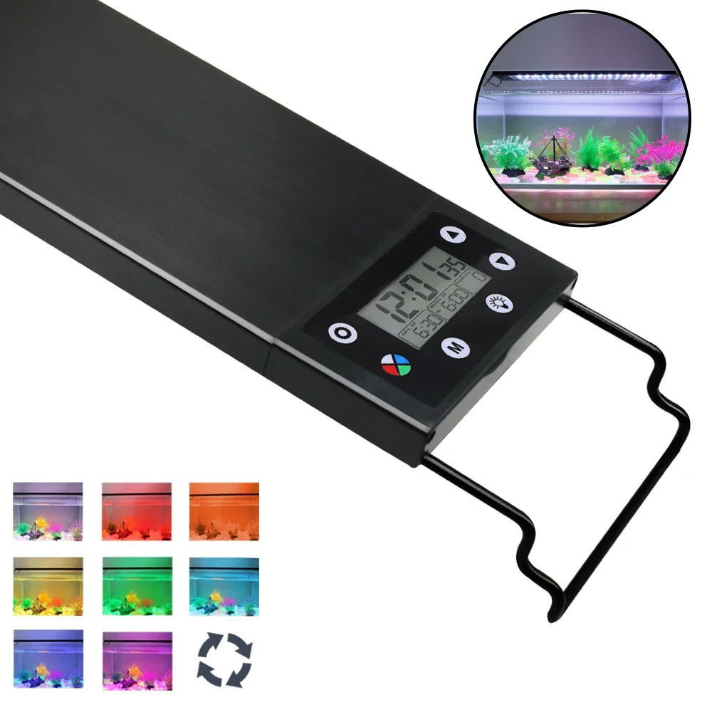 Aquarium Plant Growth Light - Lumière LED d'aquarium étanche IP68, éclairage