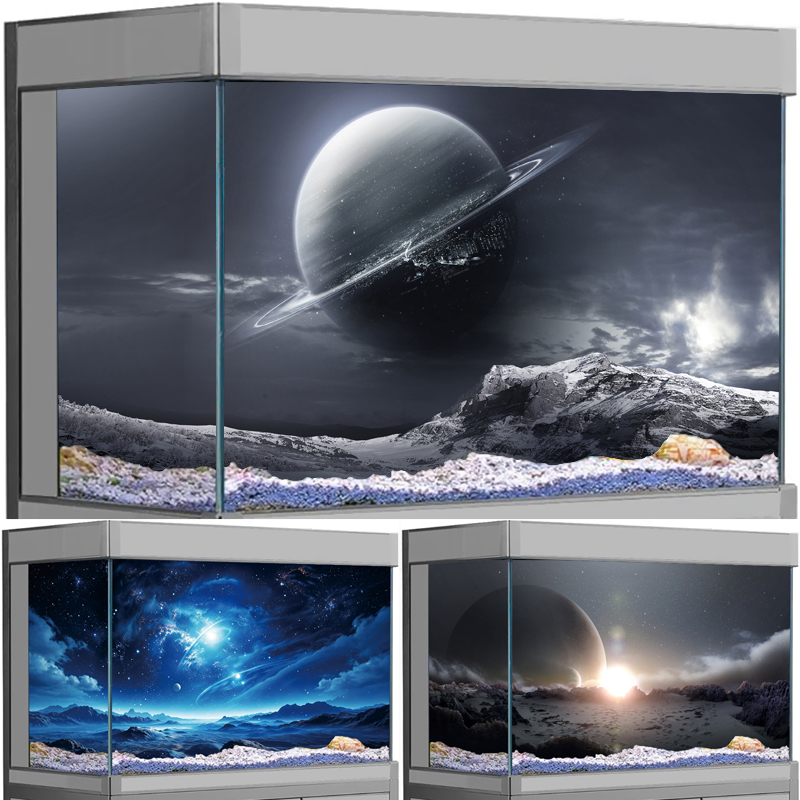 Autocollant 3D pour fond d'aqu - Aquarium Planet avis et prix