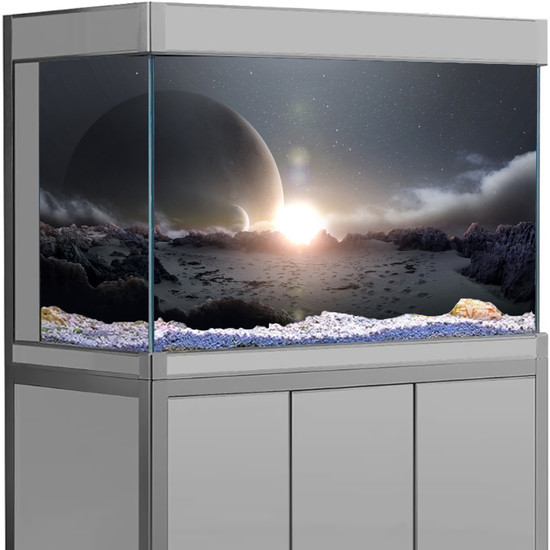 Autocollant 3D pour fond d'aqu - Aquarium Planet avis et prix