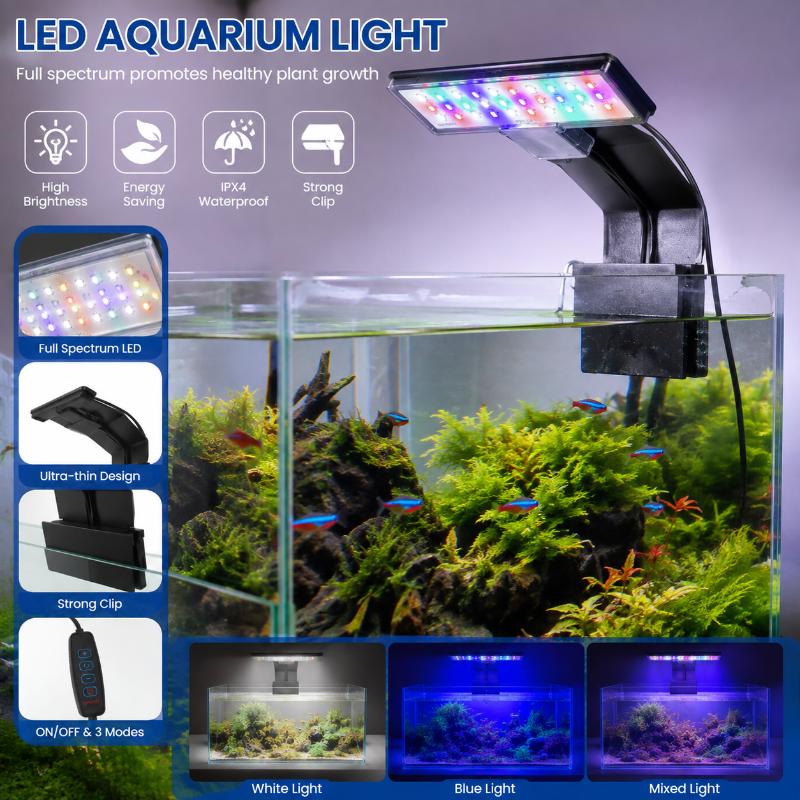 Lampe LED pour aquarium à spec - Aquarium Plant Growth Light avis et prix
